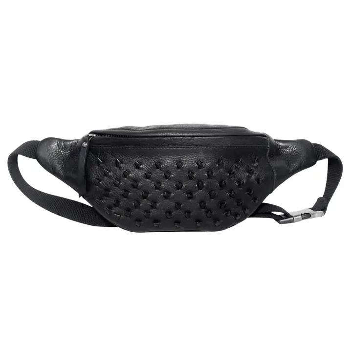 Jessie Leather Waist Pack with Leather Knot Accents