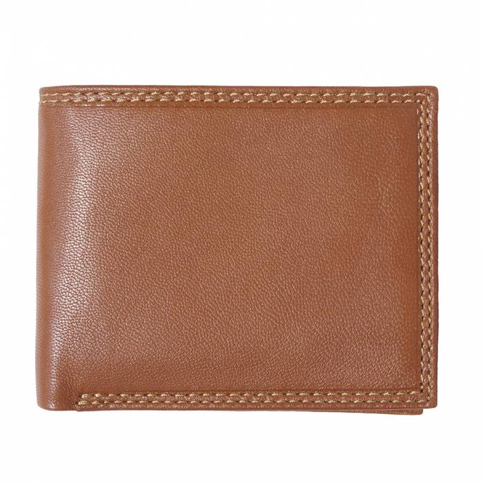 Bi-Fold Wallet with Flip-up Flap