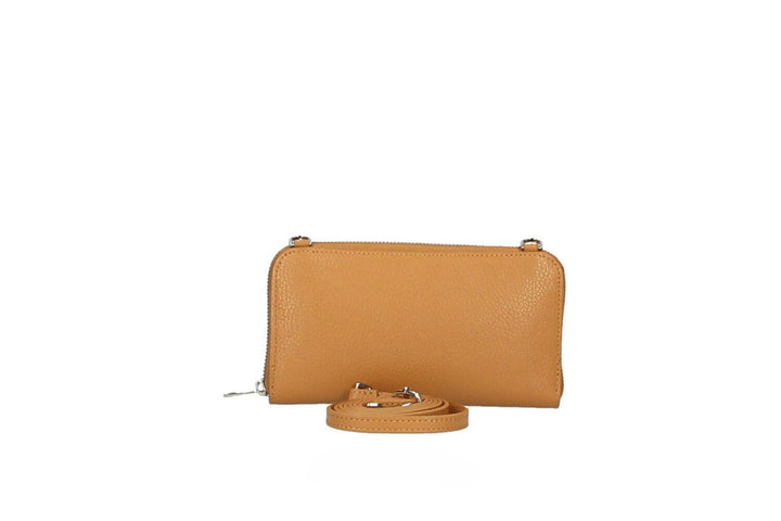 Mel | All-in-One Leather Phone Wallet with Crossbody Strap