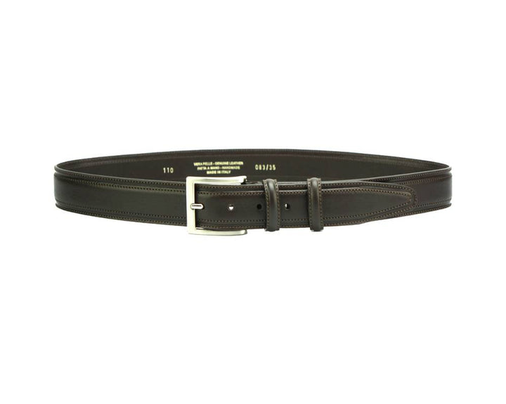 Italian Leather Belt, Tonal Design, 1-1/4" wide for Casual or Dressy wear