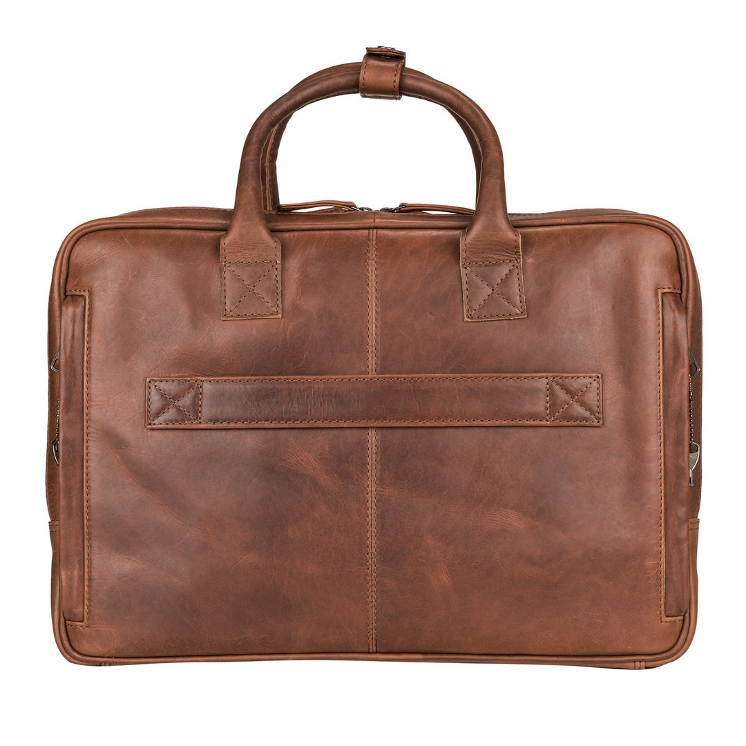 Hayden Concealed Carry Leather Computer Briefcase with RFID