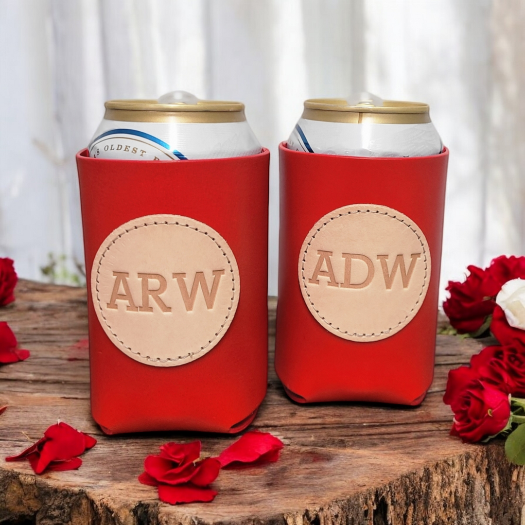 Leather Koozie | Can or Bottle Holder