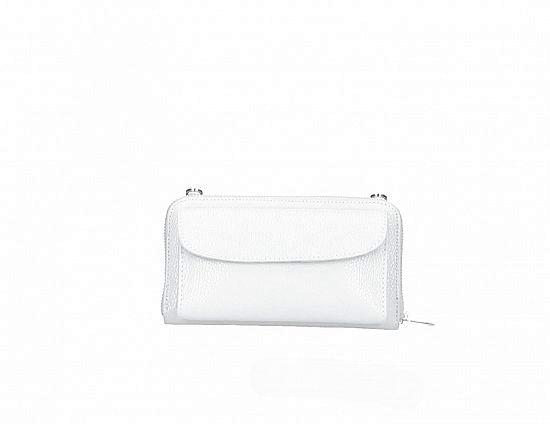 Mel | All-in-One Leather Phone Wallet with Crossbody Strap