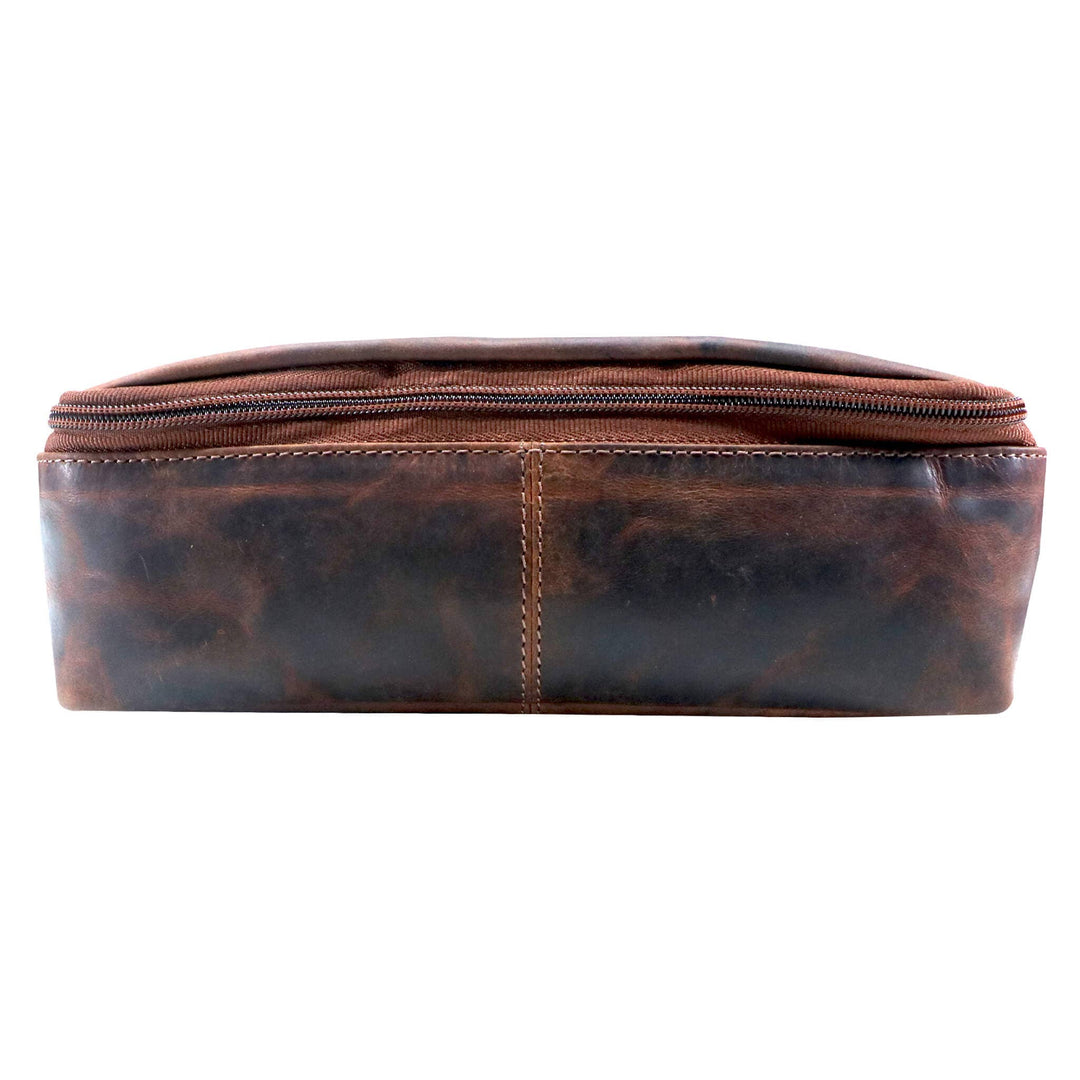 Leather Hanging Toiletry Bag (Unisex)
