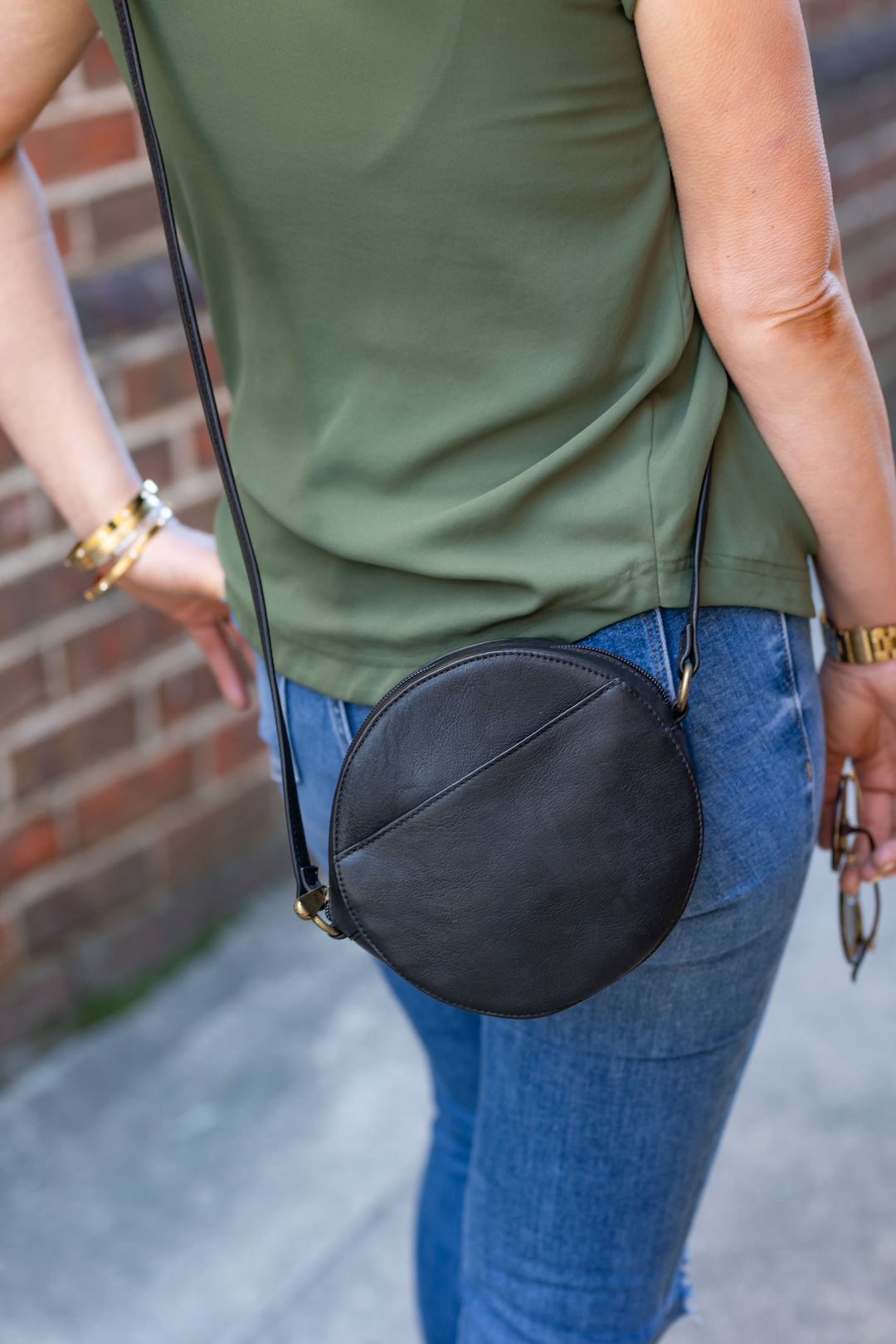 Catalina | Stylish Round "Canteen" Style Bag