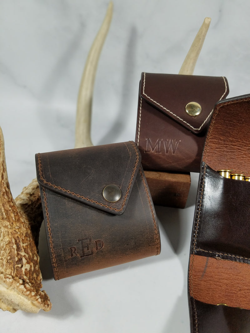 Leather Ammo Case for Center-Fire RIFLE Cartridges
