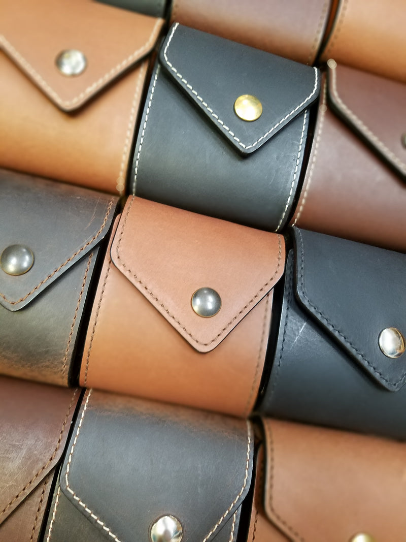 Leather Ammo Case for Center-Fire RIFLE Cartridges