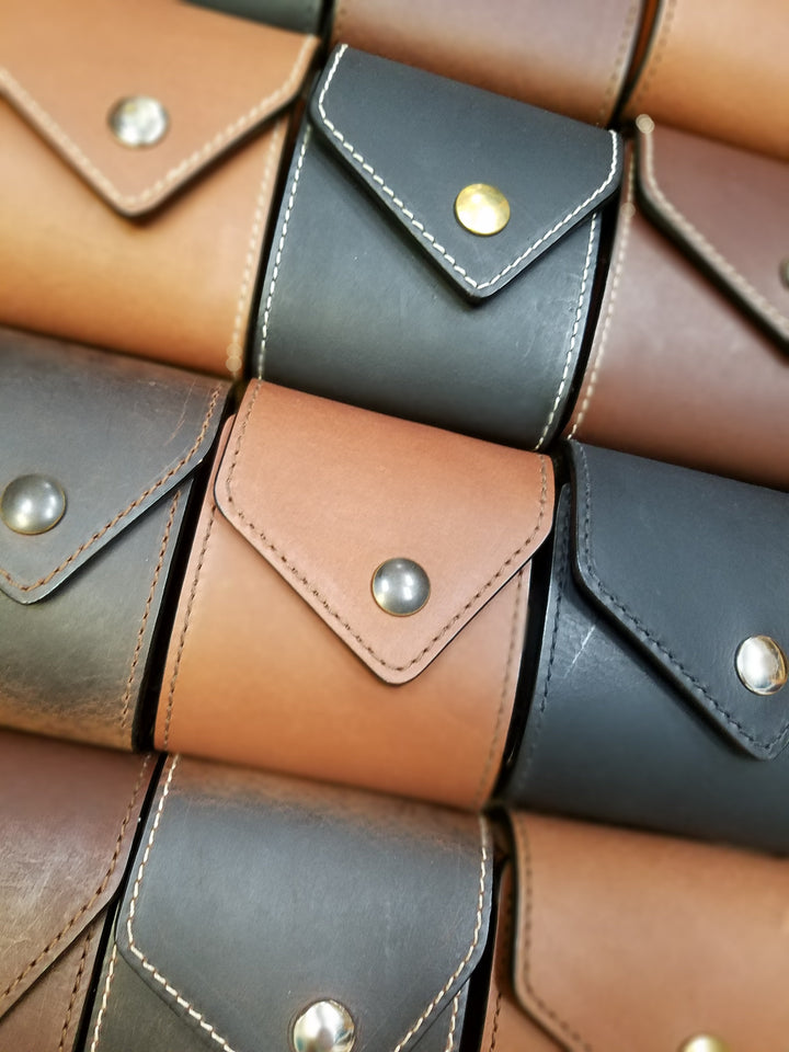 Leather Ammo Case for BIG-BORE Cartridges