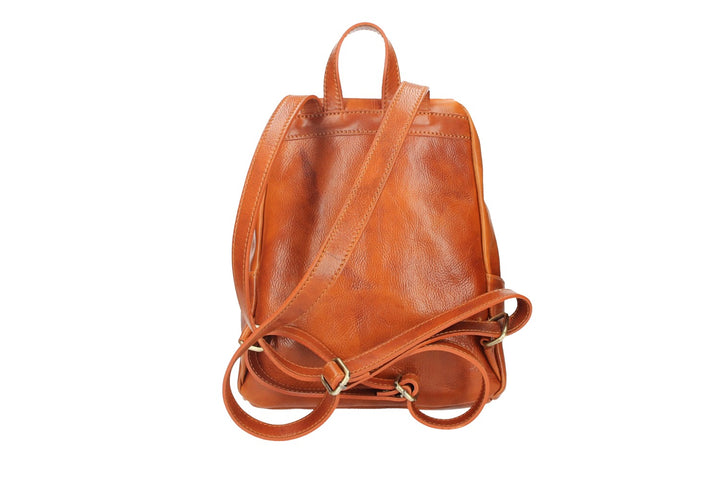 amazon leather backpack italy Backpack, navy blue colour, genuine leather, large | VERA ITALY Mora