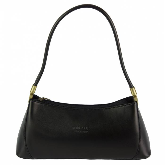 Petite & Sassy 'Night on the Town' Leather handbag | Black