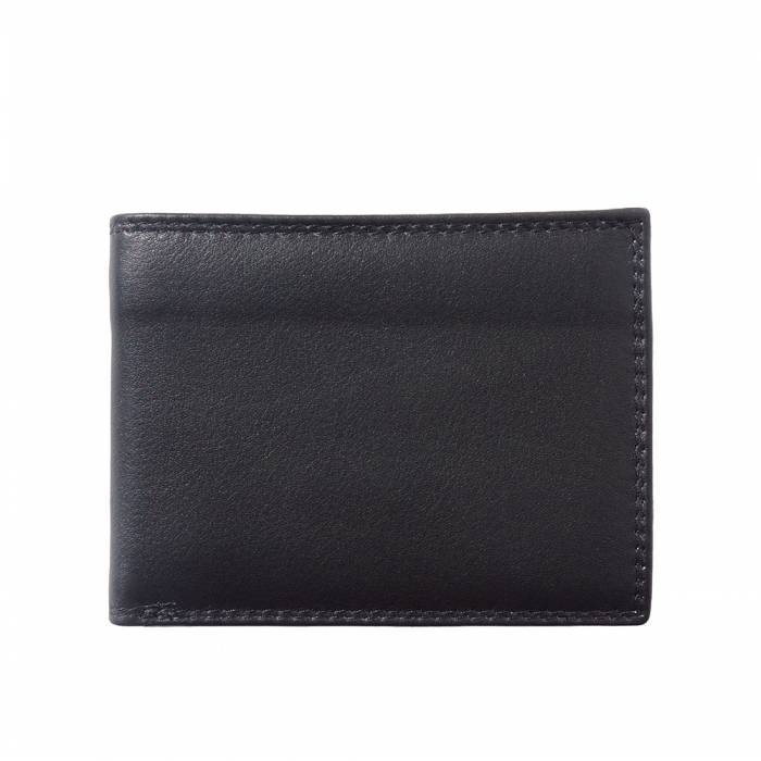 Slim Bi-Fold Wallet with Flip-up Flap