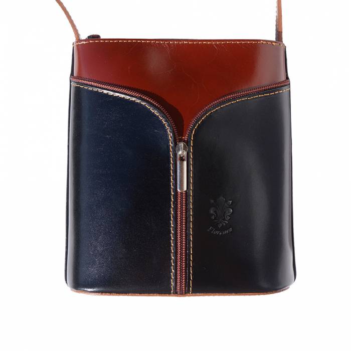 Small Cross-body, Two-Tone with 'V' Front