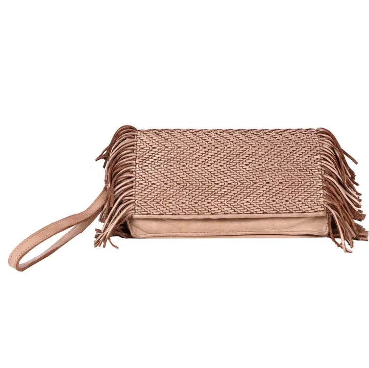 Tessa Fringe Clutch