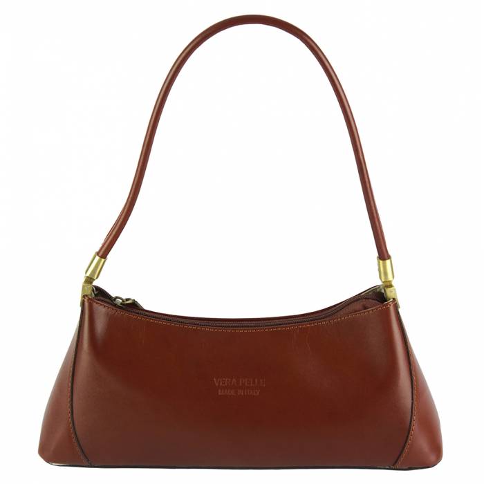 Petite & Sassy 'Night on the Town' Leather handbag | Brown