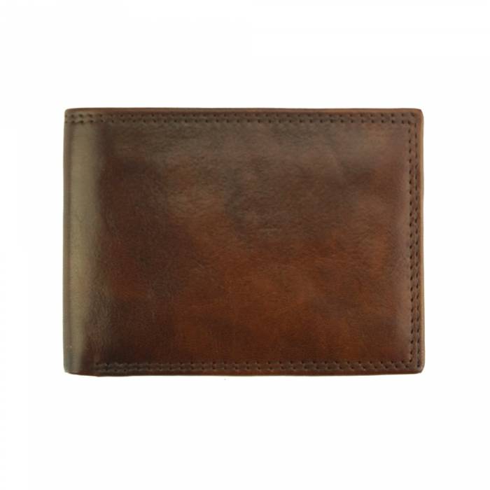 Premium Bi-Fold Wallet, Vintage Finished Leather