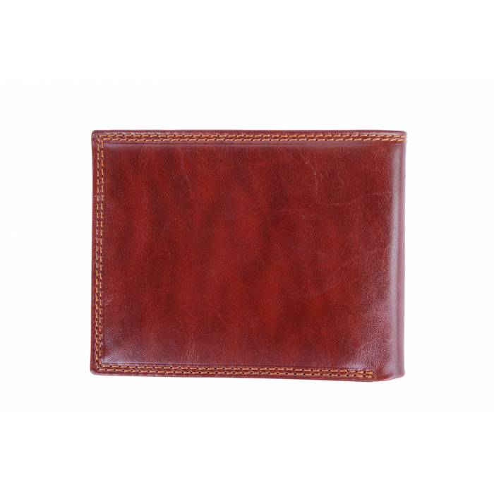 Rigid Bi-Fold Wallet with Flip-up Flap (RIGHT)