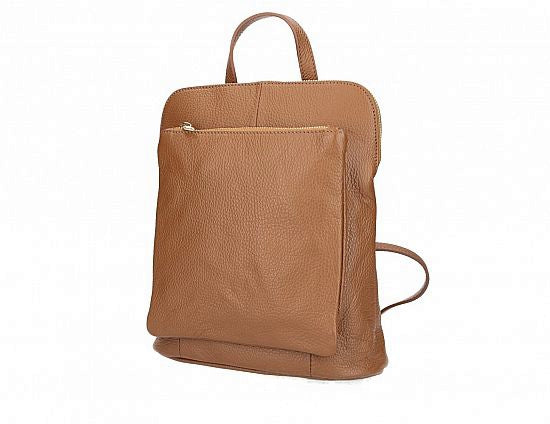 Italian Leather 'Vera Pelle' Convertible Backpack/Crossbody