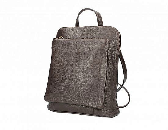 Italian Leather 'Vera Pelle' Convertible Backpack/Crossbody