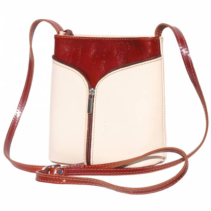 Small Cross-body, Two-Tone with 'V' Front