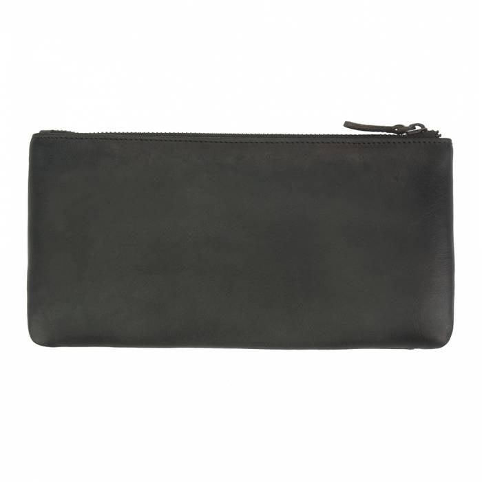 Versatile Long Wallet, Distressed Leather (Unisex)