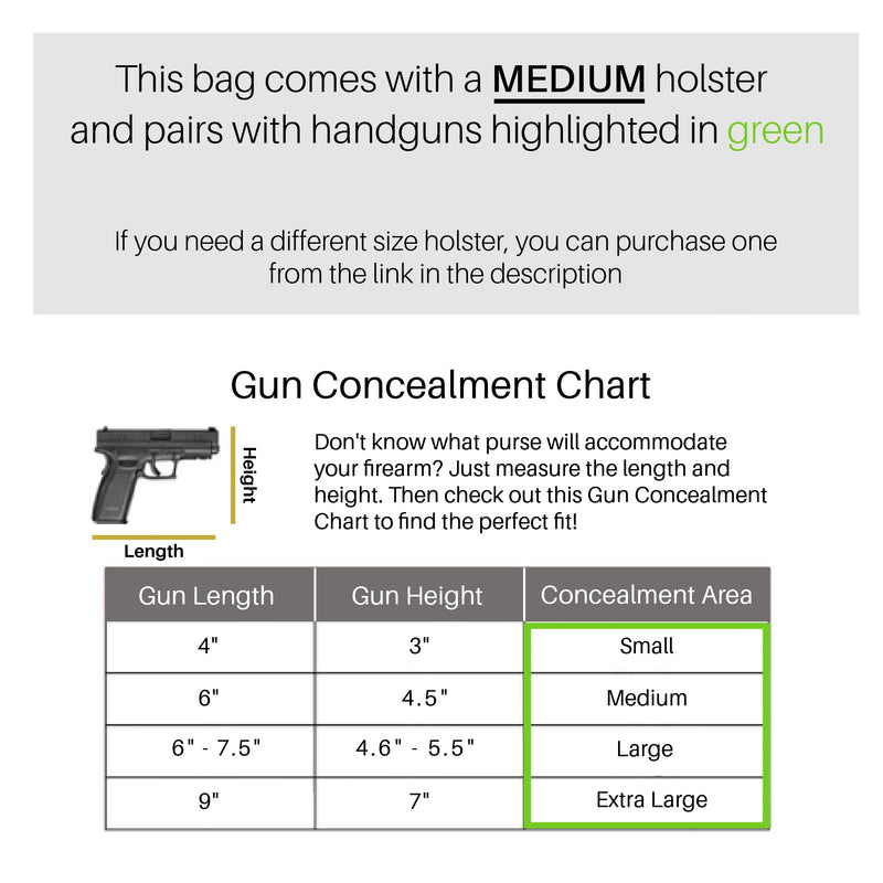 Norah | Concealed Carry Leather Tote, Shoulder Bag