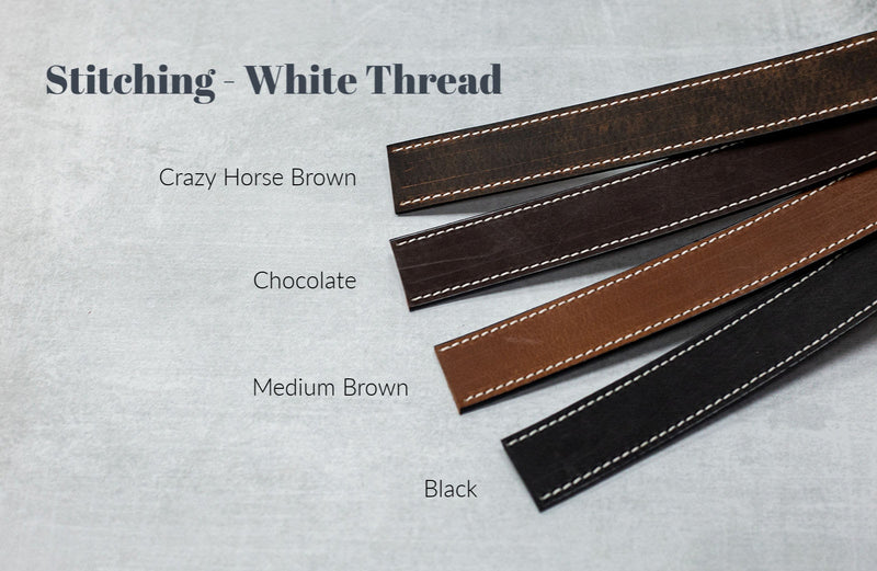 Water Buffalo Heavy-Duty Leather Belt, 1-3/4" wide, Square Buckle | Perfect for Concealed Carry