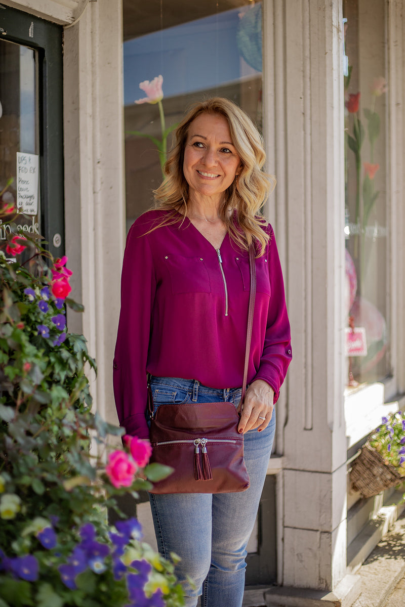 Cross-body with Tassels