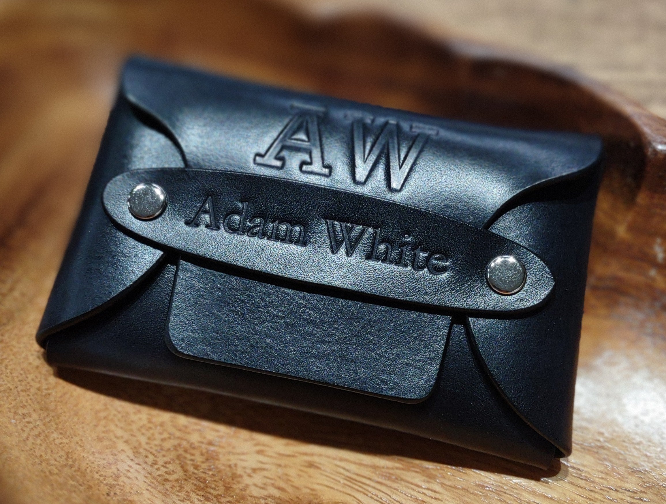 古着人気アイテム Leather Business Card Holder – Cobblestone Shoppes 小物