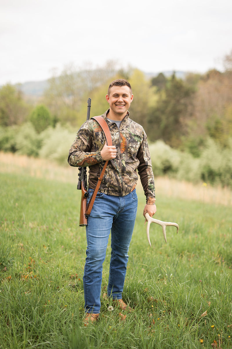 Padded Leather Rifle Sling