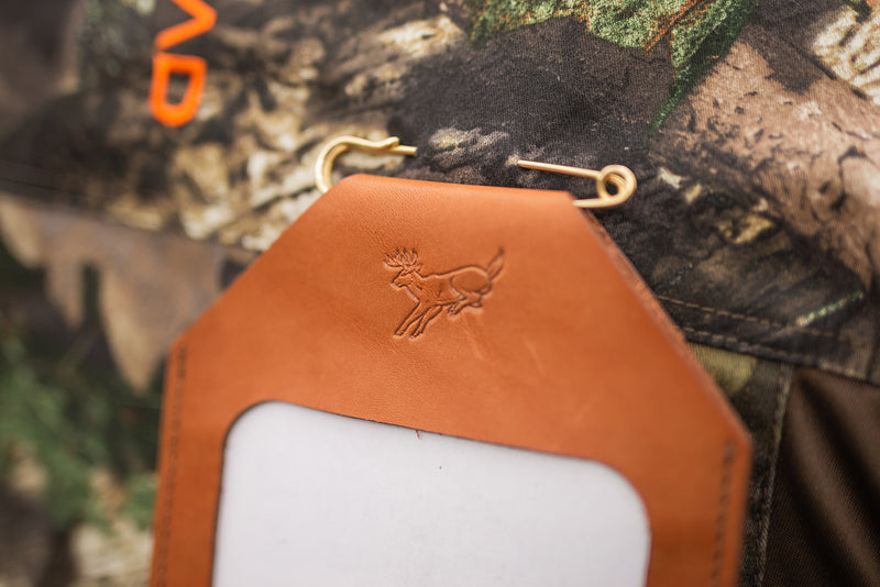 Leather Hunting License Holder