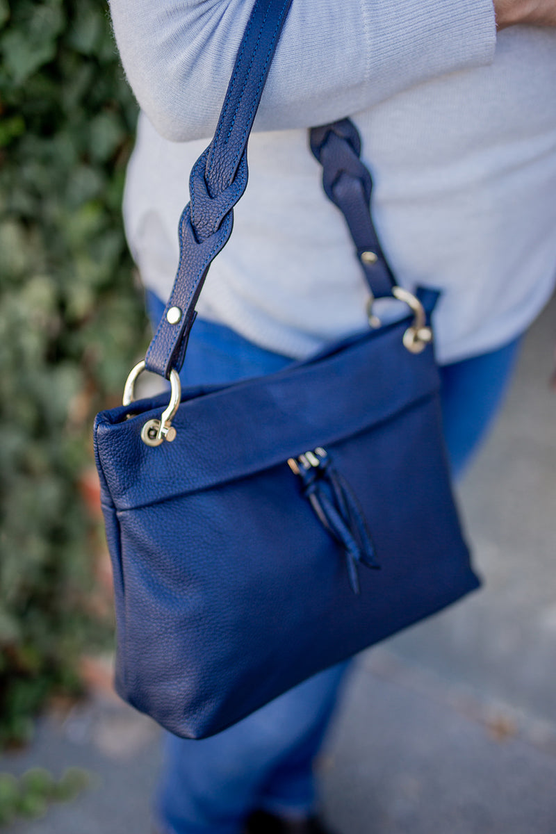 Braided Accents Handbag
