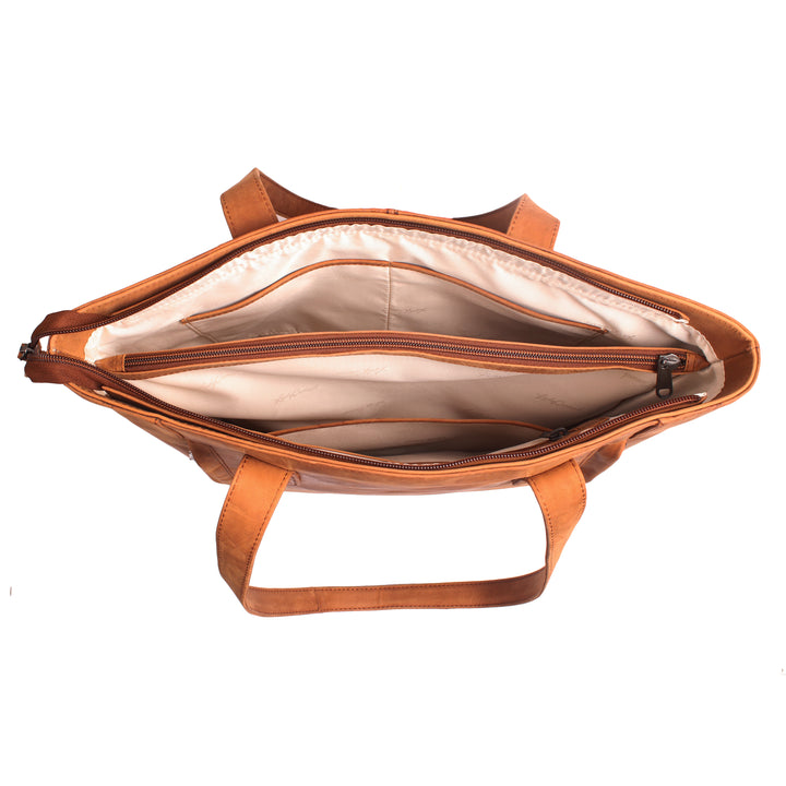 Norah | Concealed Carry Leather Tote, Shoulder Bag