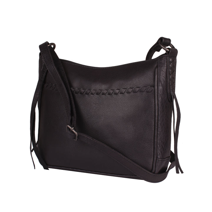 Style "Callie" | Concealed Carry Crossbody Shoulder Bag | Front Angled View | By Lady Conceal