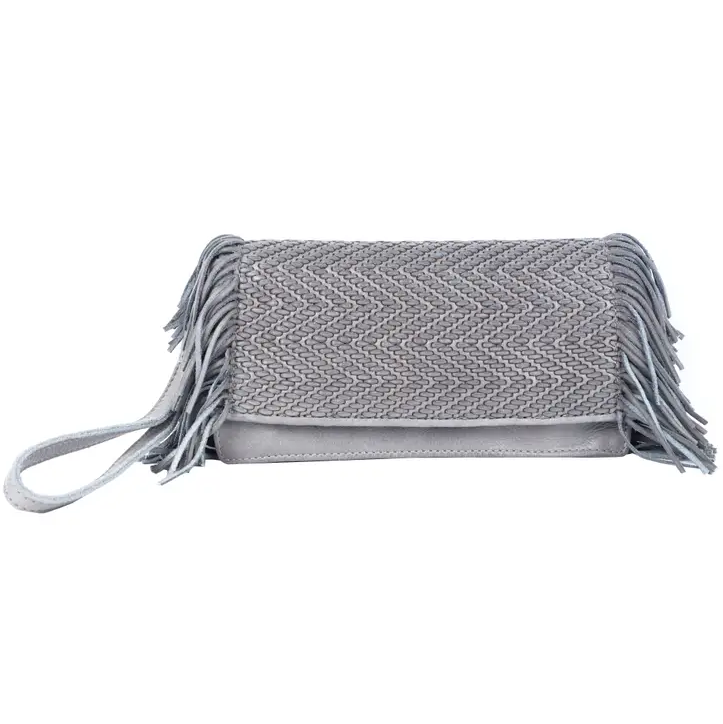 Tessa Fringe Clutch