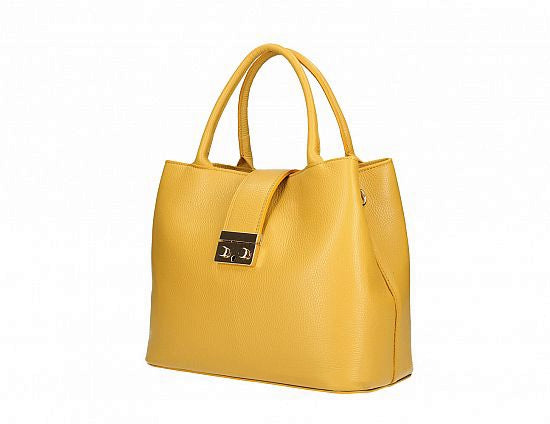 Timeless Tote with Latch Accent