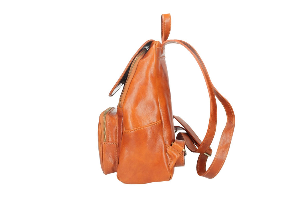 american eagle leather backpack Backpack, red colour, genuine leather, large | VERA ITALY Djora
