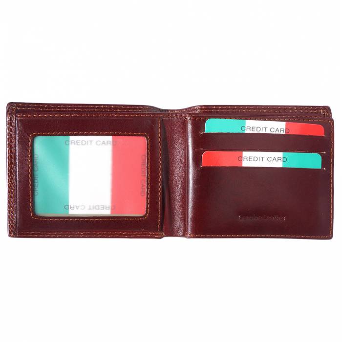 Bi-Fold Wallet with Side-to-Side Tab