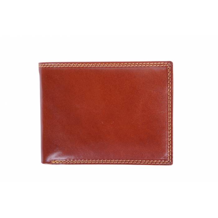Rigid Bi-Fold Wallet with Flip-up Flap (RIGHT)