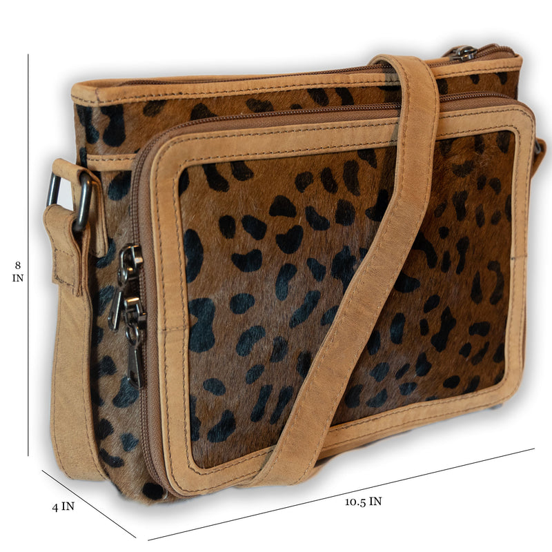 Cheetah Hair on Hide Leather Backpack | Meanwhile